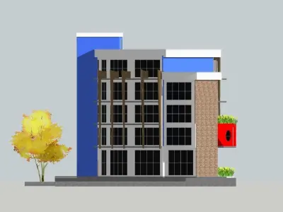  Administrative building 3D model