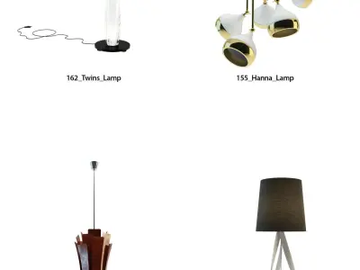 Lamp Package - 28 great looking Lamps 3D model