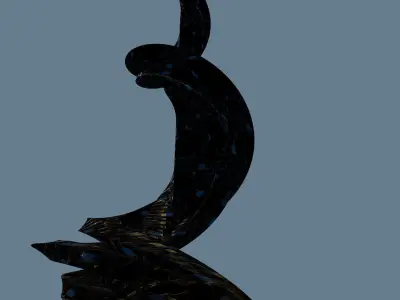 Sci Fi Tower 1 3D model