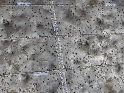 Smooth Pale Matte Surface with Scratches PBR Seamless Texture