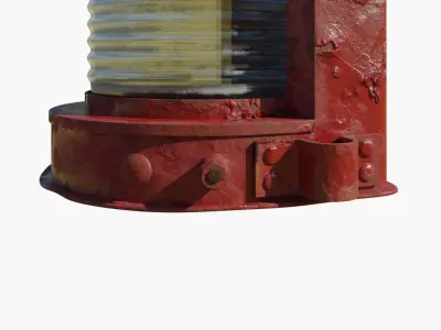 Marine signal lamp 3D model