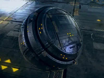 13 Sci-Fi PBR materials Texture