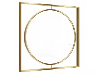 Mirror in a metal frame GZ-M1064 3D model