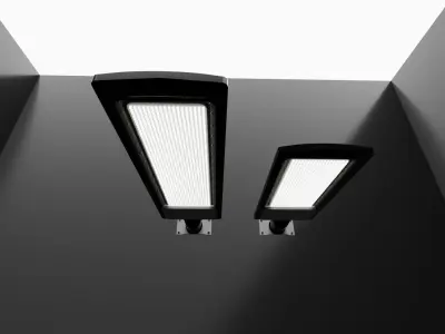 Led Lamp Street Free 3D model