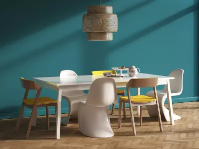 Dining Set 137 3D model