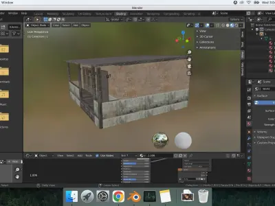 house building 3 Low-poly 3D model