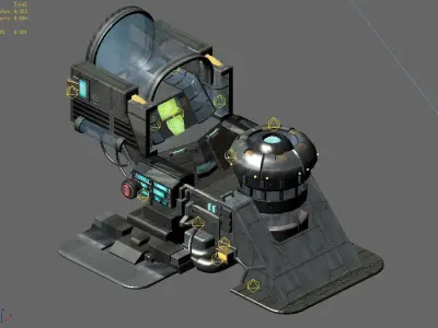 Functional mechanical object 08 3D model