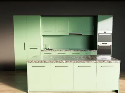 67-Kitchen7 glossy 6 3D model