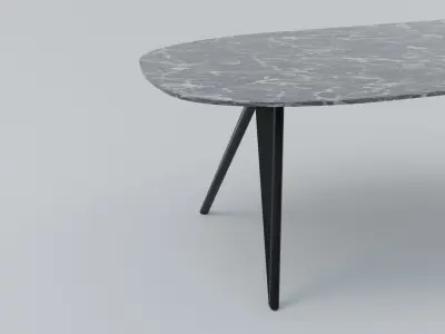 3D model Dinner table 3D model