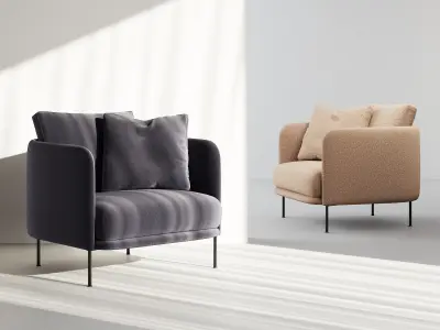 Bonnet Grand Chair 3D model