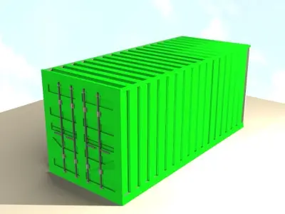 Cargo Container Free 3D model