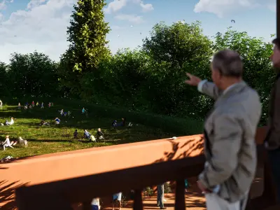 Menara marrakech morocco 3D model