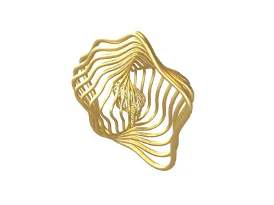 Abstract Sphere v9 001 Low-poly 3D model