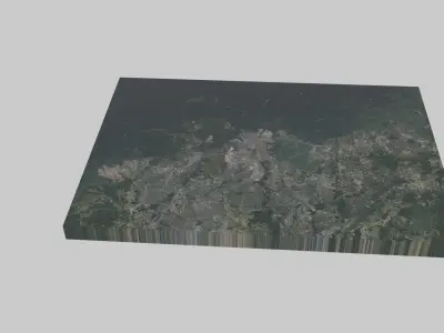 HELSINKI City Low-poly 3D model