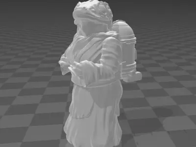 Star Wars Mandalorian Frog Lady 3D print model