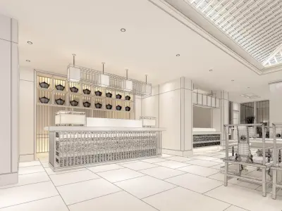 Business - Food Beverage 7-0107 3D model