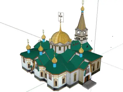 Architecture-Religion-God-Culture-Temple-05 church 3D model