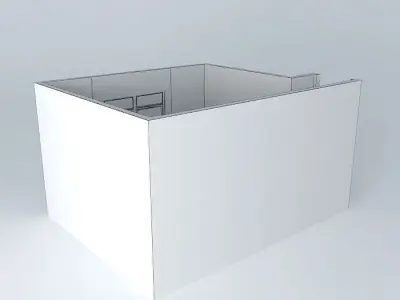 elsieorkut room with door Free 3D model