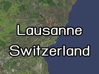 Switzerland - city and urban 3D Model Pack