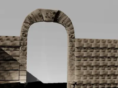 Snake Gate 3D model
