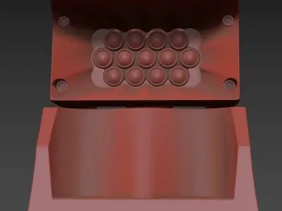 Outdoor industrial Lighting Module 5 3D model