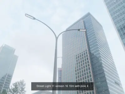 Street Light 11 3D Model Pack