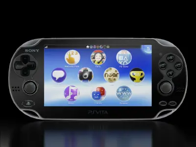 Sony PlayStation Vita 3G Low-poly 3D model