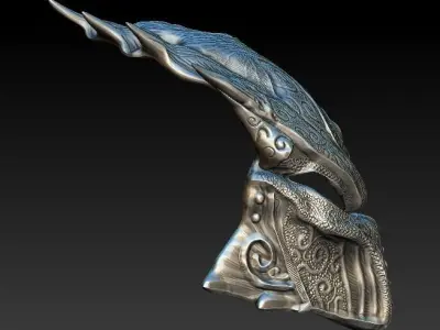 Valkyrie predator bio mask 3D model