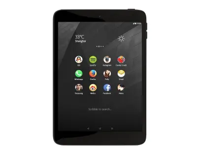 Nokia N Lava Gray 3D model