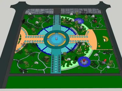 Sketchup Plaza 198 3D model
