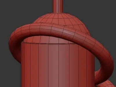 Curli 3D model