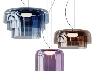 Levels Pendant Lamps 3D model