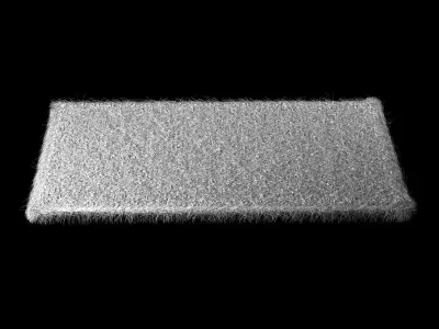 Soft Fluffy Carpet 3D model