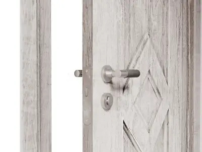 INTERIOR DOOR Low-poly 3D model