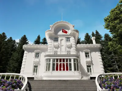  Exterior Trabzon Ataturk Mansion 3D model