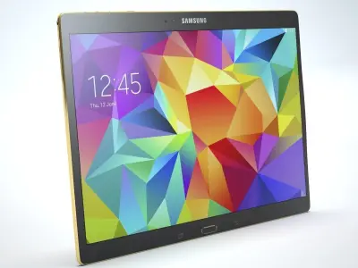 Samsung Galaxy Tab S 10 Titanium Bronze 3D model