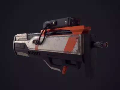 Scifi Weapon 3D model