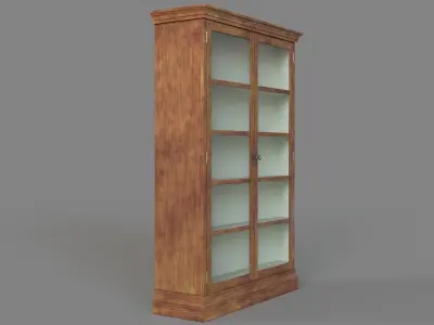 Seneca Display Cabinet Brown 3D model