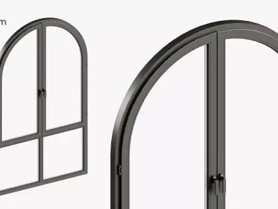 Arched window 3D model