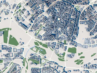 Salamanca City Spain 3D model