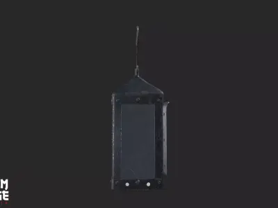 Lantern Low-poly 3D model shop
