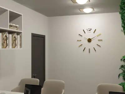 office interior Low-poly 3D model order