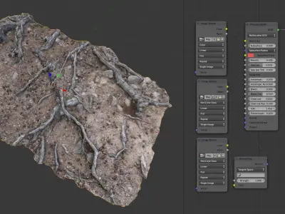 nature ground scan 001 3D model