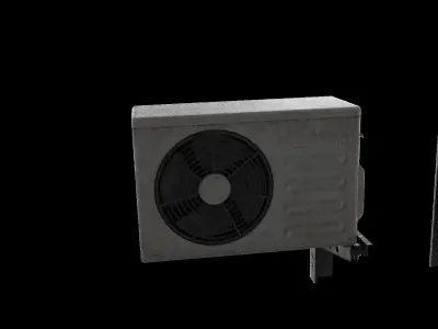 Cool Breeze AC Units for Ultimate Comfort Low-poly 3D model