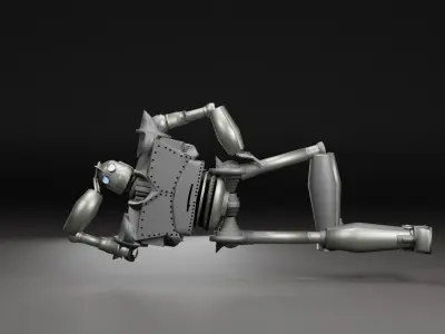 Steel Giant Mid poly 3D model