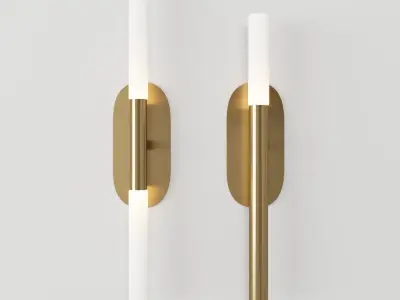 Rousseau medium vanity sconce and bath sconce by Kelly Wearstler 3D model