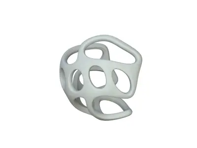 SciFi Cube Object No 35844 Low Poly Shape Texture
