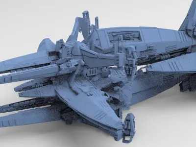 Dark Terra Former Tower 3 3D model