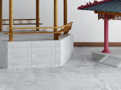 pavilion style Chinese Texture