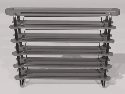 SCI-FI LAB SHELF 3D model